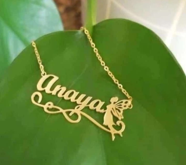 Personalized Fairy Name Necklace