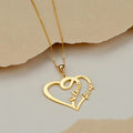 Personalized Heart Name Necklace
